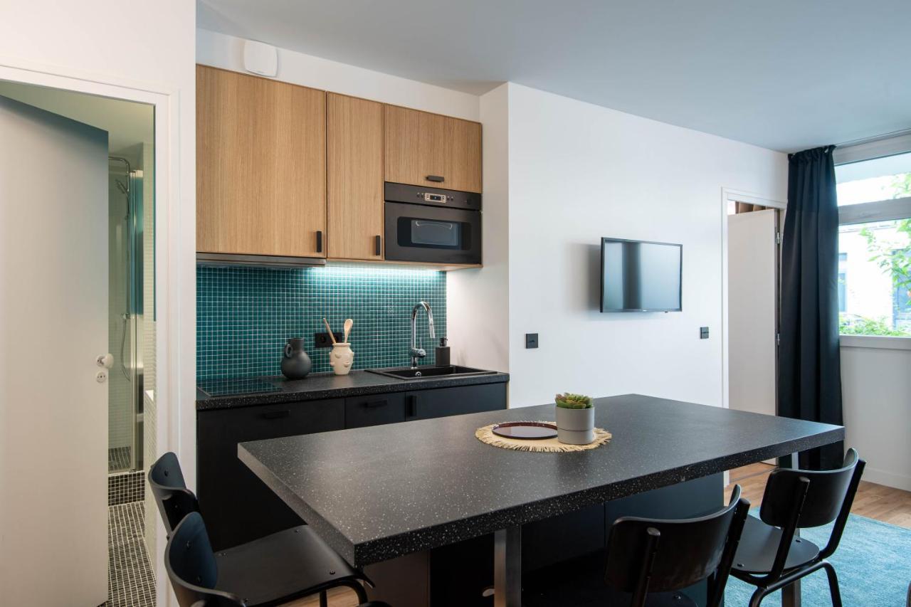 New - Superbe 1 Bdr Appt - Design 60'S - Paris 15E Apartment Bagian luar foto